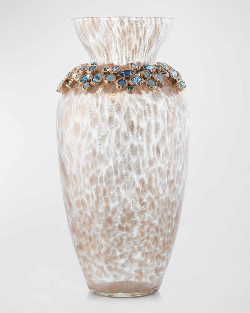 Norah Bejeweled Vase - Oceana